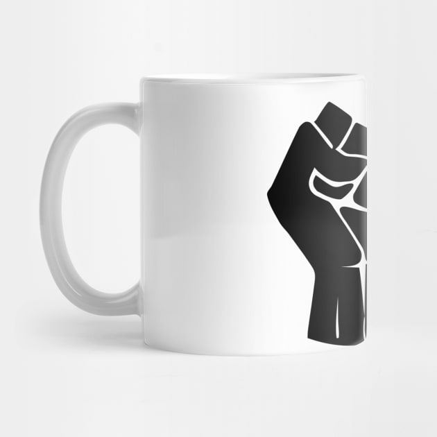 Resist with fist 2 - in black by pASob